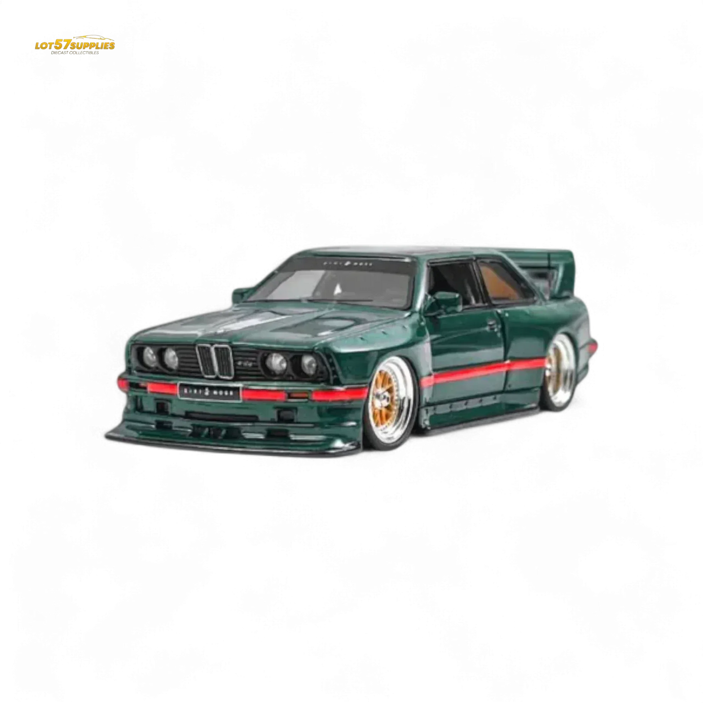 NA BMW E30 Wide-Body Resin Model Green 1:64 - ToylandEU