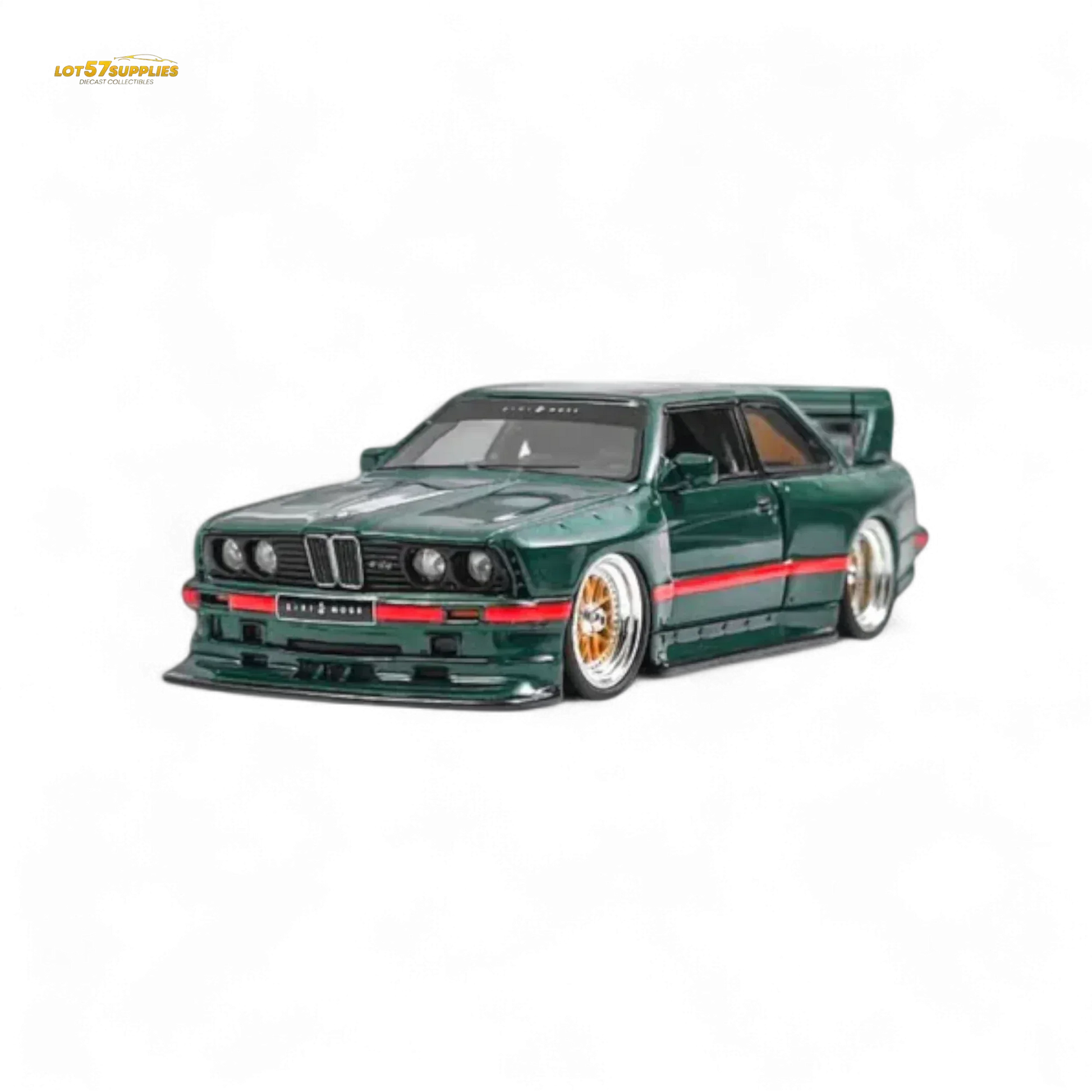 NA BMW E30 Wide-Body Resin Model Green 1:64 - ToylandEU