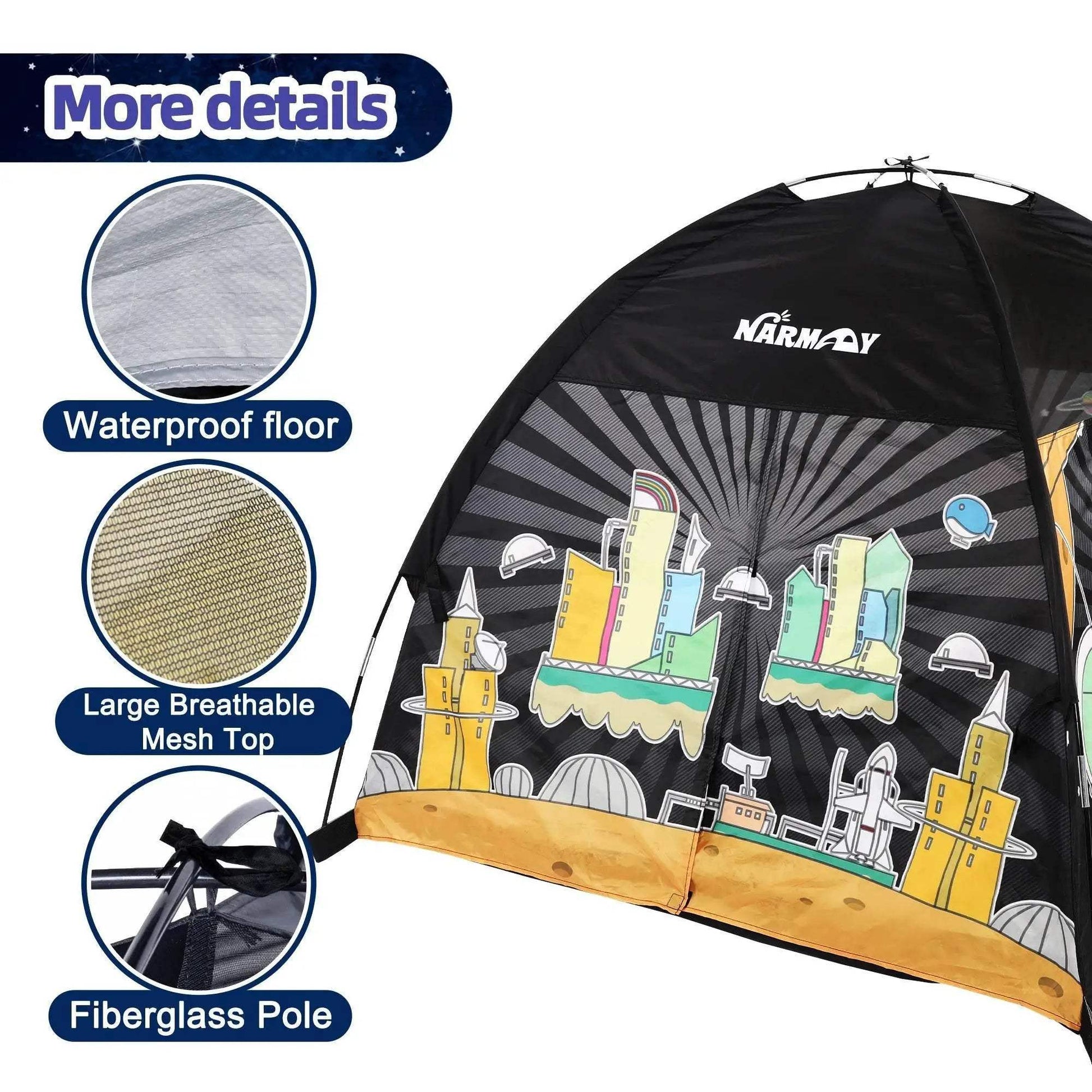 NARMAY Play Tent Space World Dome Tent for Kids Fun - ToylandEU