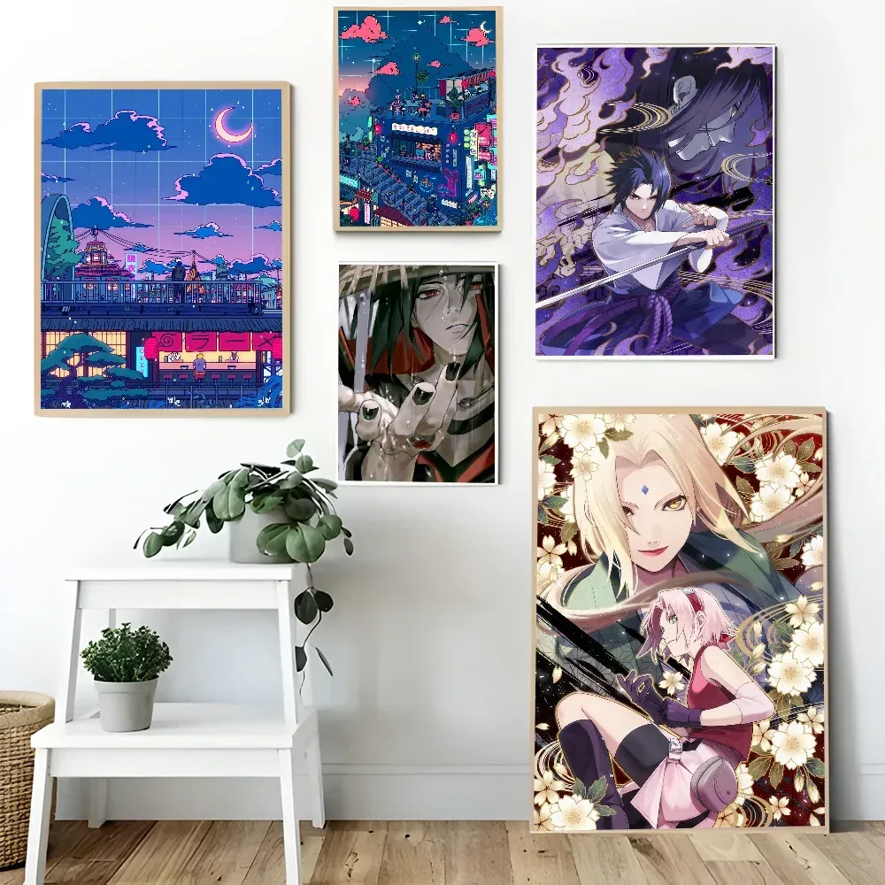 Naruto Shippuden Wall Posters Self Adhesive Vibrant Colors - ToylandEU