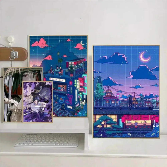  Naruto Shippuden Wall Posters Self Adhesive Vibrant -  ToylandEU™