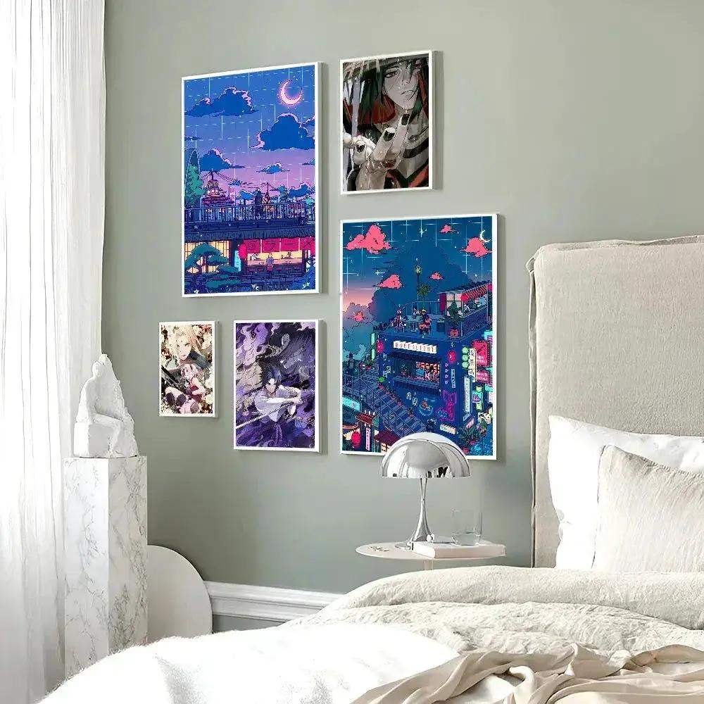 Naruto Shippuden Wall Posters Self Adhesive Vibrant Colors - ToylandEU