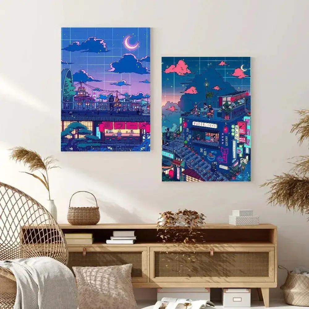Naruto Shippuden Wall Posters Self Adhesive Vibrant Colors - ToylandEU