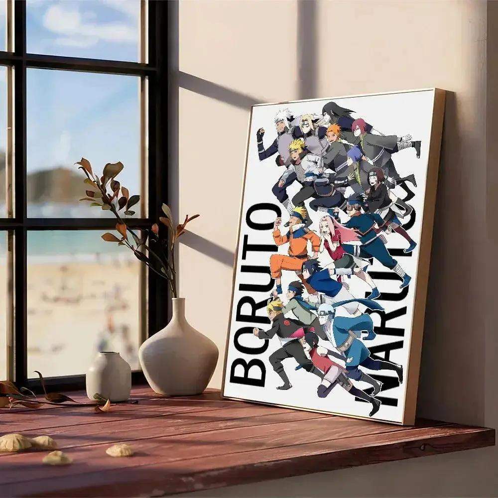 Naruto Shippuden Wall Posters Self Adhesive Vibrant Colors - ToylandEU