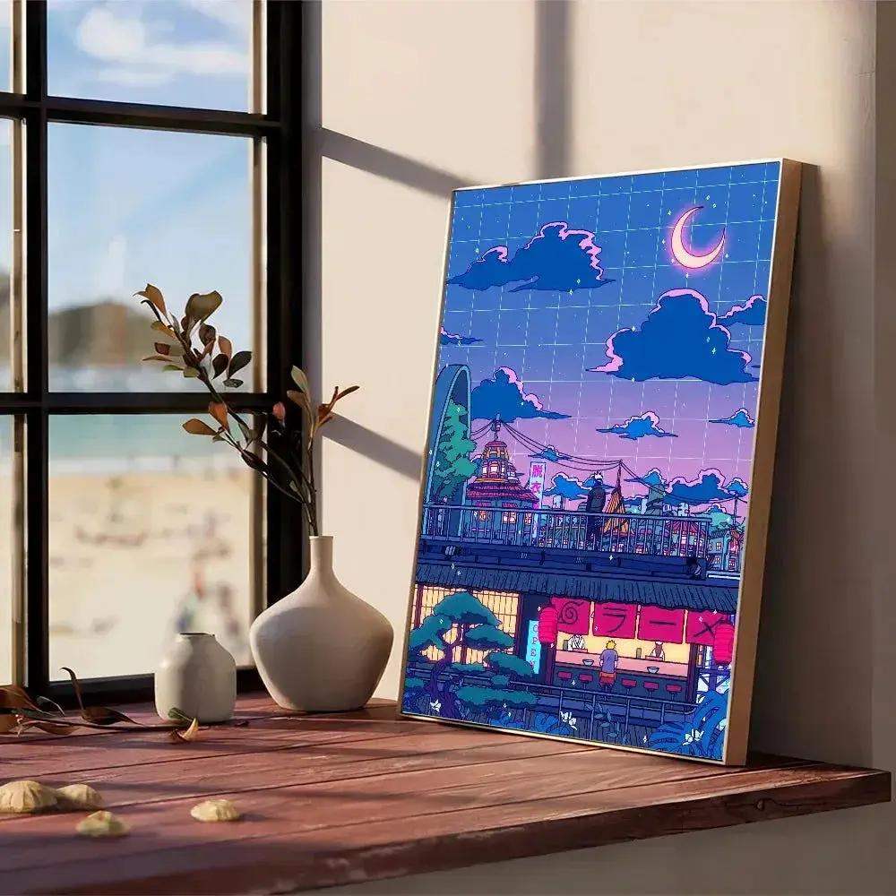 Naruto Shippuden Wall Posters Self Adhesive Vibrant Colors - ToylandEU
