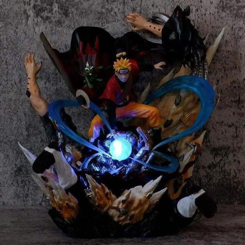 Naruto LED Rasenshuriken Figure Uzumaki Vs Kakuzu 28cm - ToylandEU