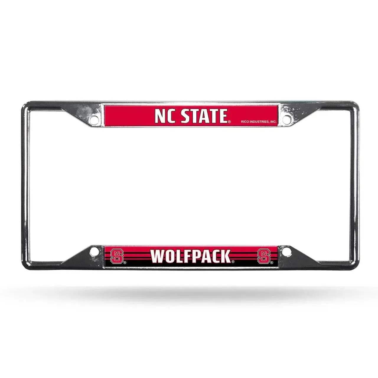  NC State Wolfpack License Plate Frame Chrome EZ View -  ToylandEU™