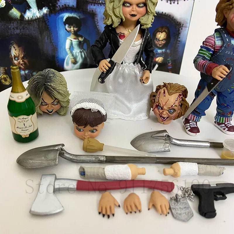 NECA Bride Of Chucky Action Doll Ultimate Scary Collectible - ToylandEU