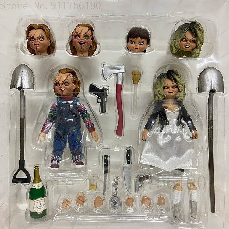 NECA Bride Of Chucky Action Doll Ultimate Scary Collectible - ToylandEU