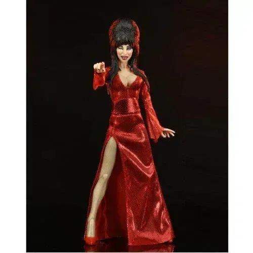 Elvira Action Figure 7 Inch Clothed Red Dress Collectible - ToylandEU