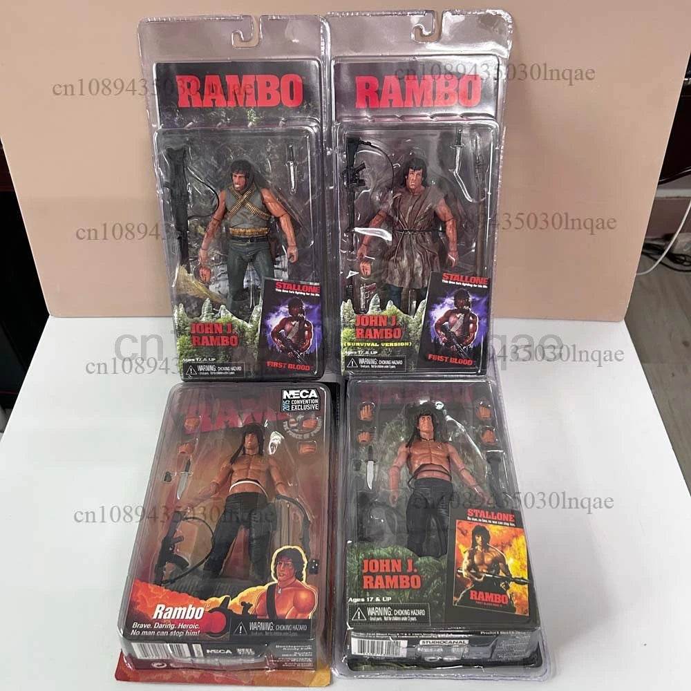 NECA Figure First Blood John J Rambo Stallone Action Figure - ToylandEU