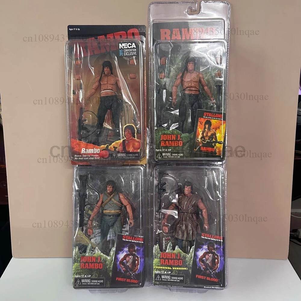 NECA Figure First Blood John J Rambo Stallone Action Figure - ToylandEU