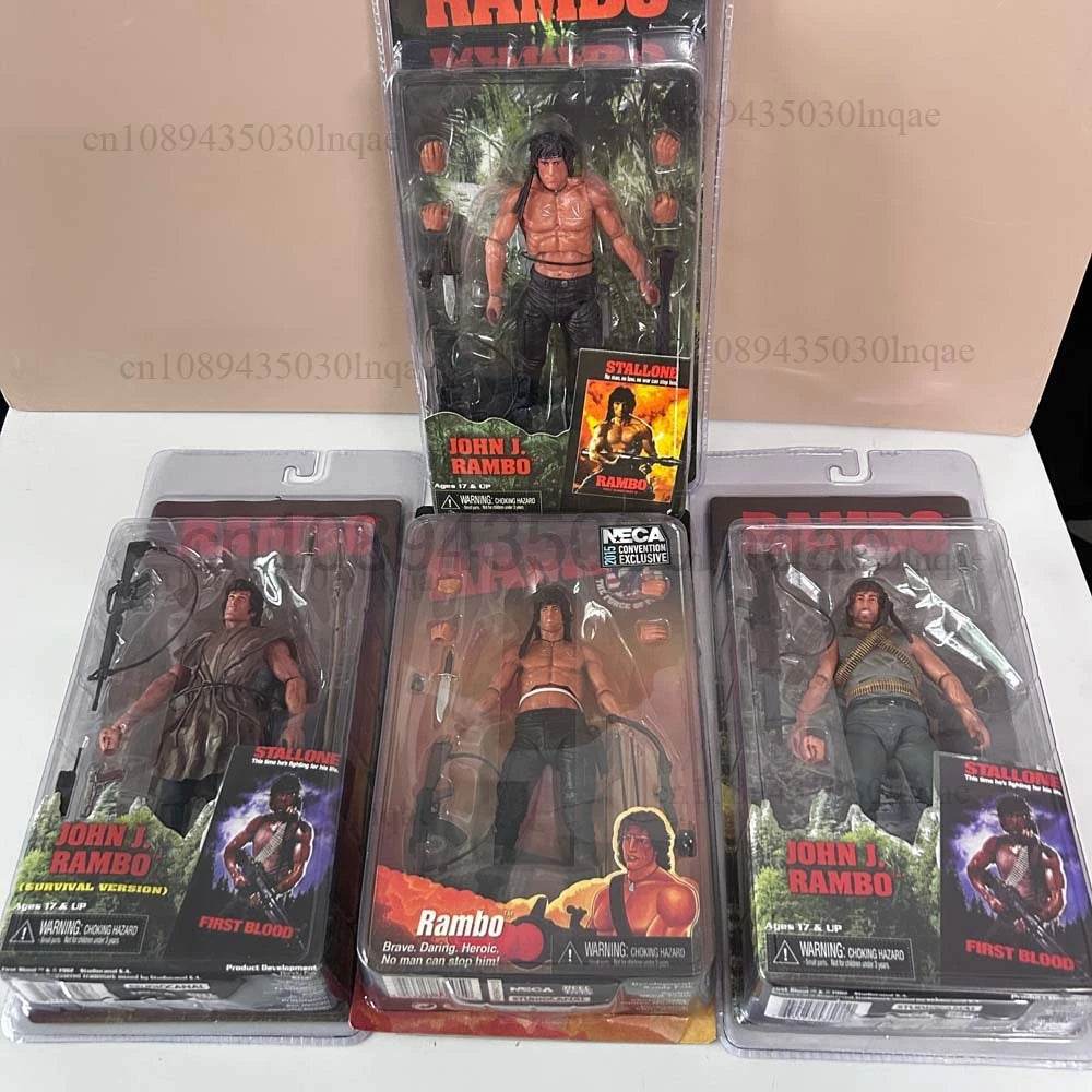 NECA Figure First Blood John J Rambo Stallone Action Figure - ToylandEU