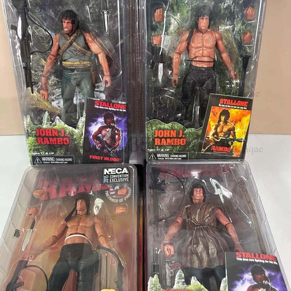 NECA Figure First Blood John J Rambo Stallone Action Figure - ToylandEU