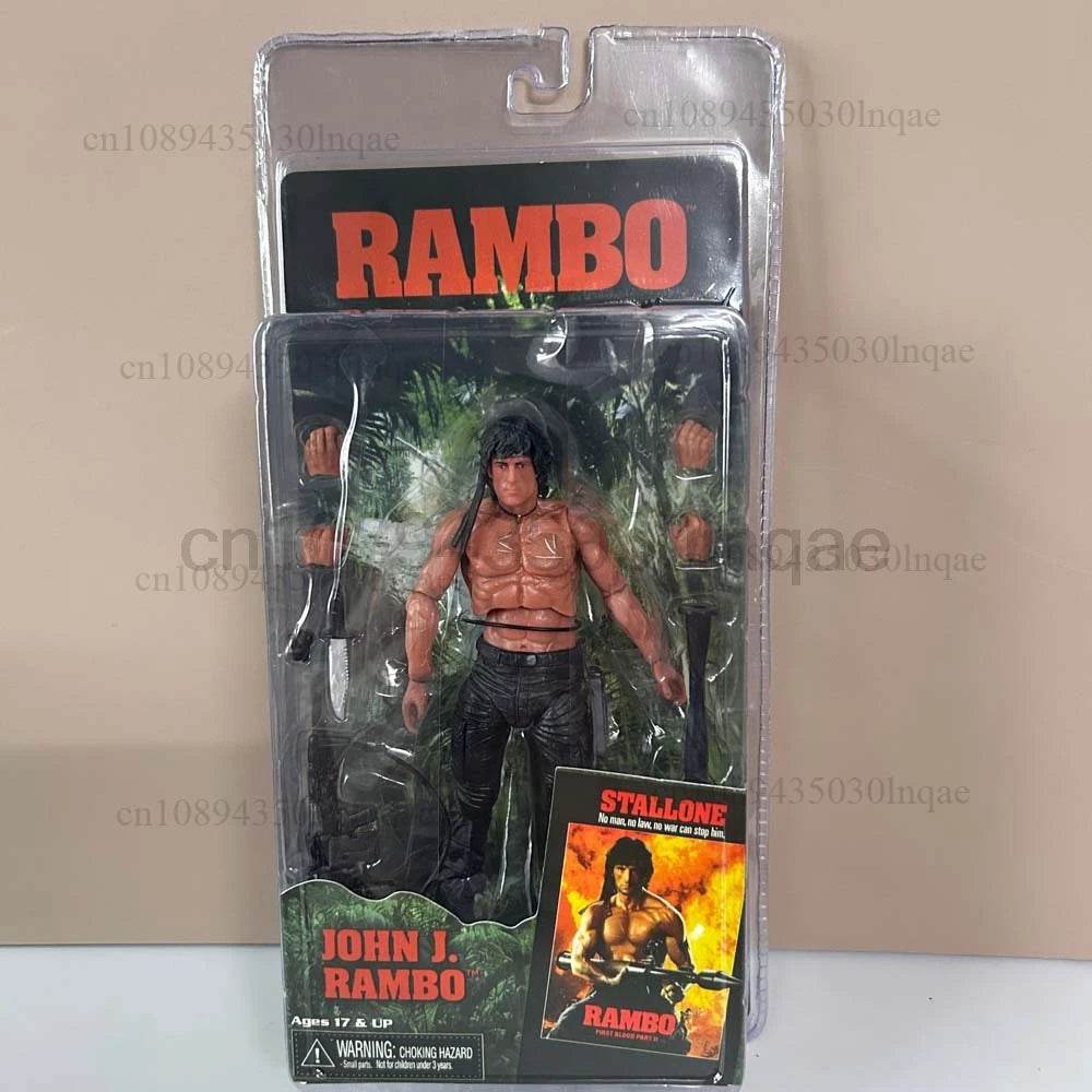 NECA Figure First Blood John J Rambo Stallone Action Figure - ToylandEU