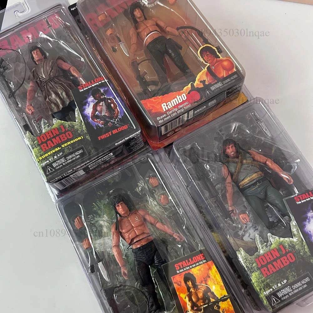 NECA Figure First Blood John J Rambo Stallone Action Figure - ToylandEU