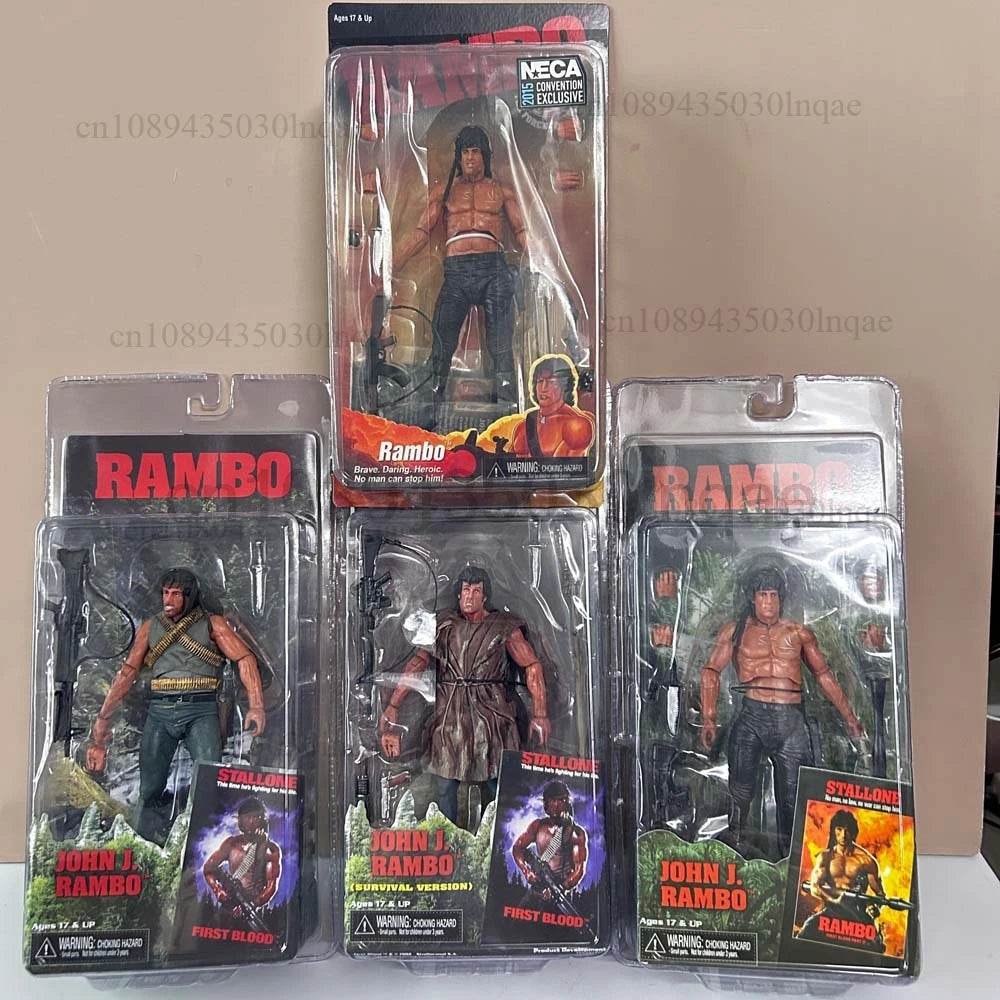 NECA Figure First Blood John J Rambo Stallone Action Figure - ToylandEU