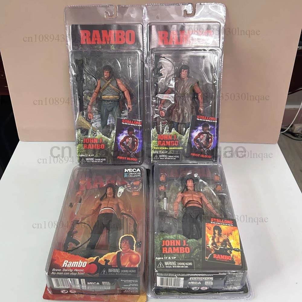 NECA Figure First Blood John J Rambo Stallone Action Figure - ToylandEU