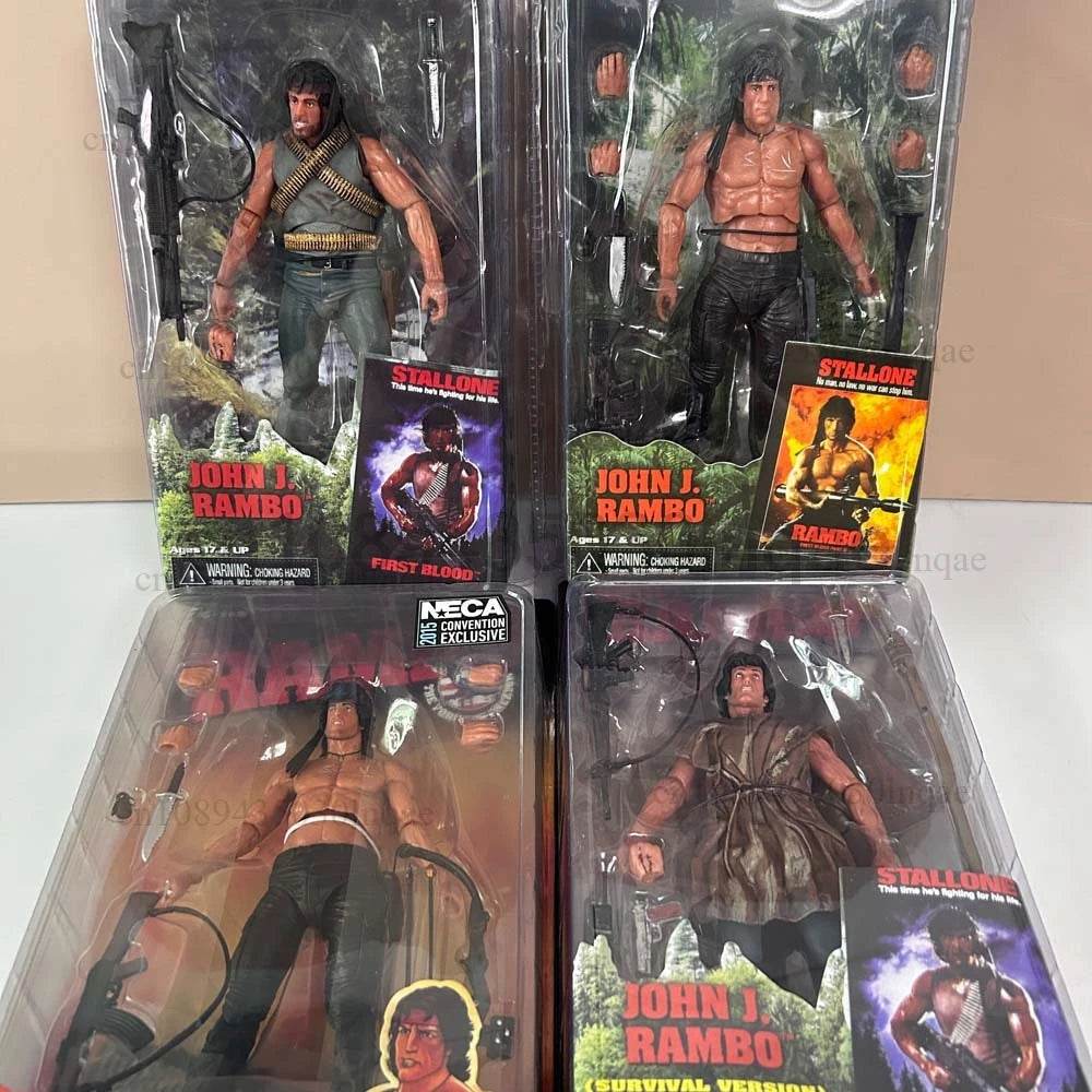 NECA Figure First Blood John J Rambo Stallone Action Figure - ToylandEU
