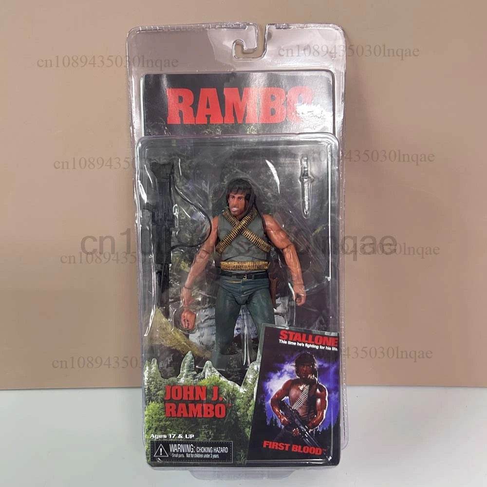 NECA Figure First Blood John J Rambo Stallone Action Figure - ToylandEU