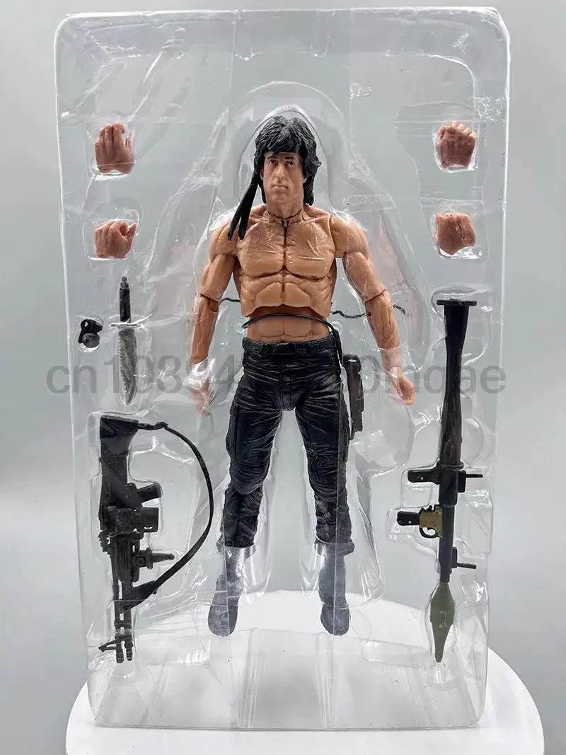 NECA Figure First Blood John J Rambo Stallone Action Figure - ToylandEU