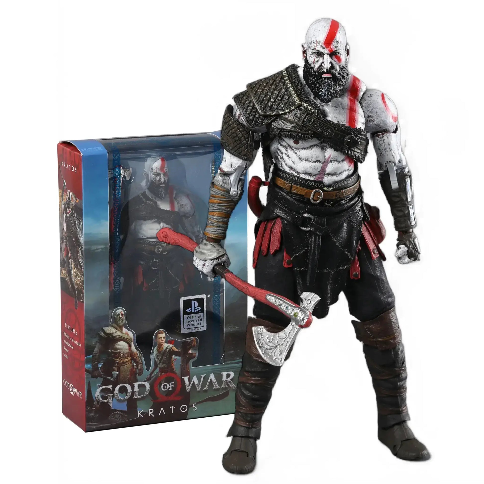 NECA God Of War 2018 Kratos PVC Action Figure 20 cm Collectible Model Toy Figurine - ToylandEU