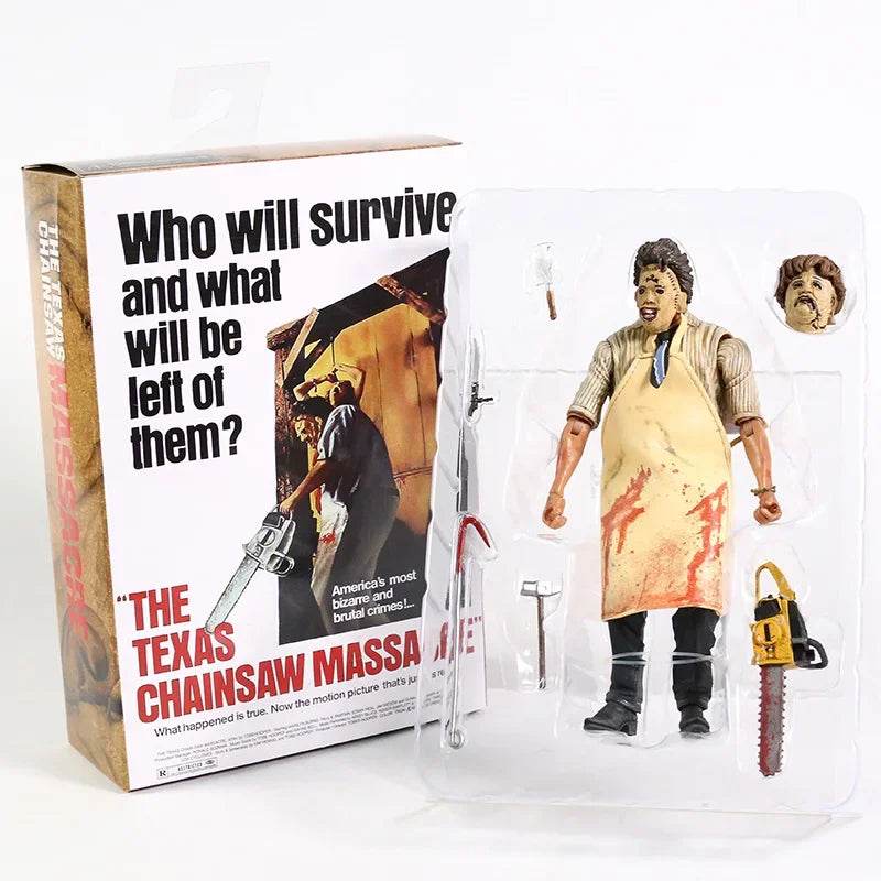 NECA Leatherface 7 Inches Action Figure with Accessories Toy - ToylandEU