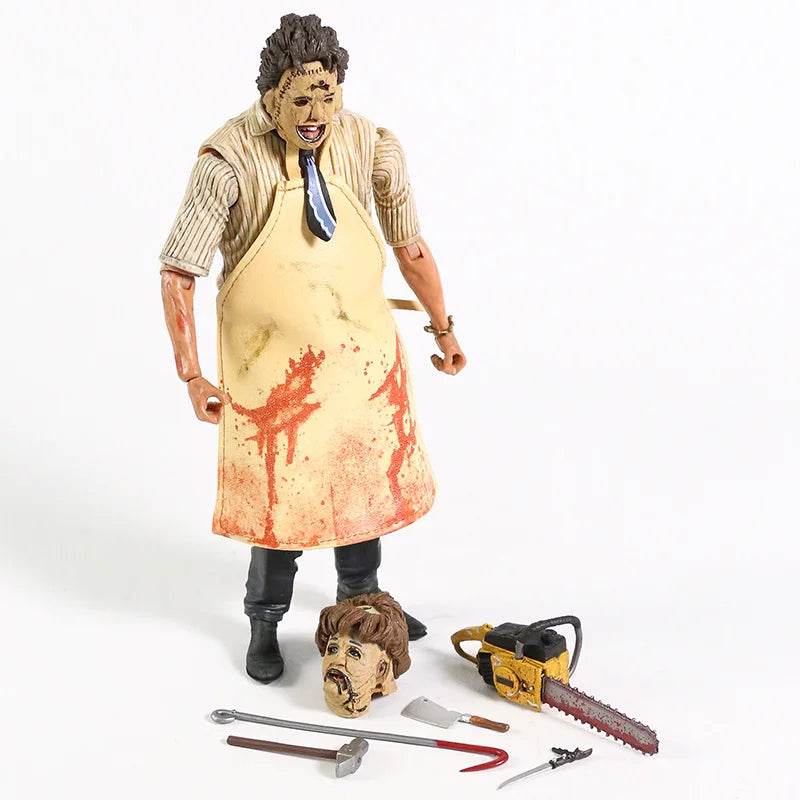 NECA Leatherface 7 Inches Action Figure with Accessories Toy - ToylandEU