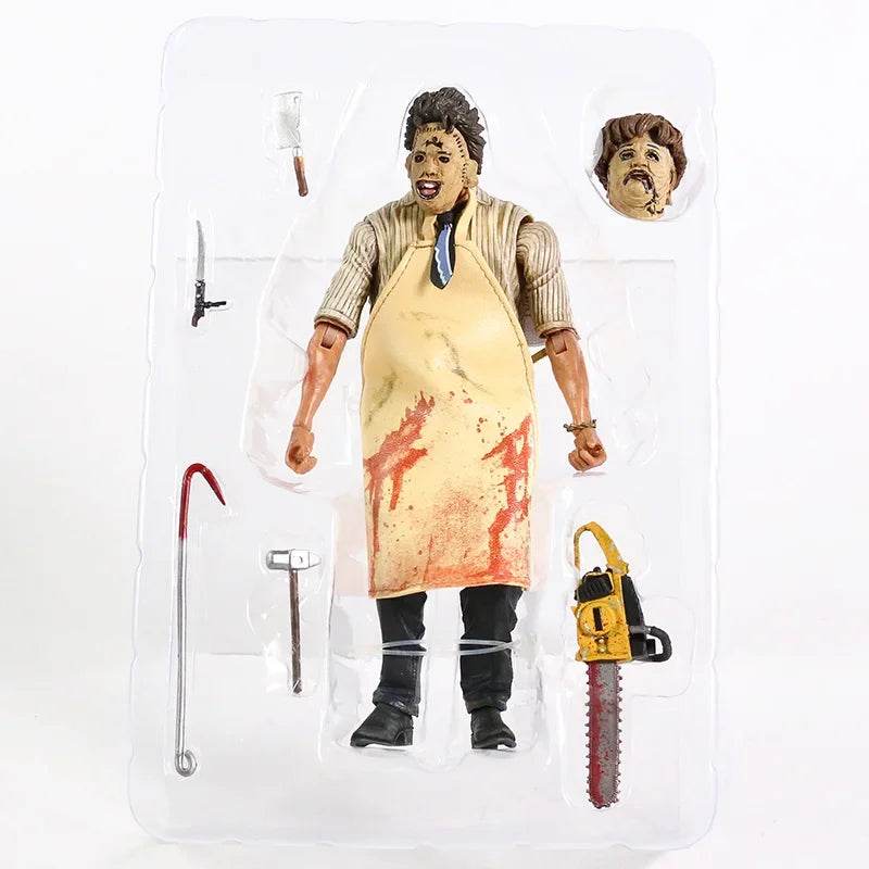 NECA Leatherface 7 Inches Action Figure with Accessories Toy - ToylandEU