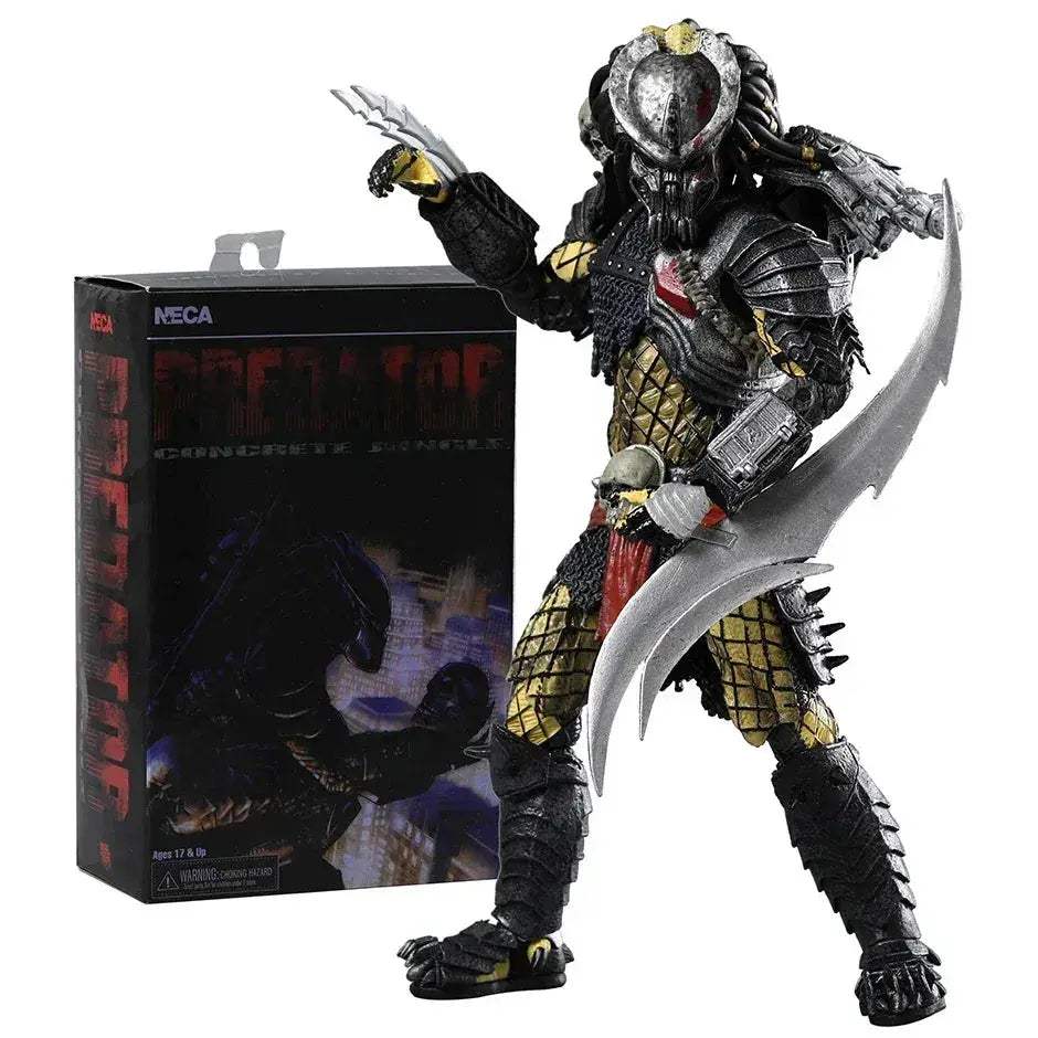 NECA Predator Concrete Jungle Ultimate 22 cm PVC Action Figure Model for Display and Collectors - ToylandEU