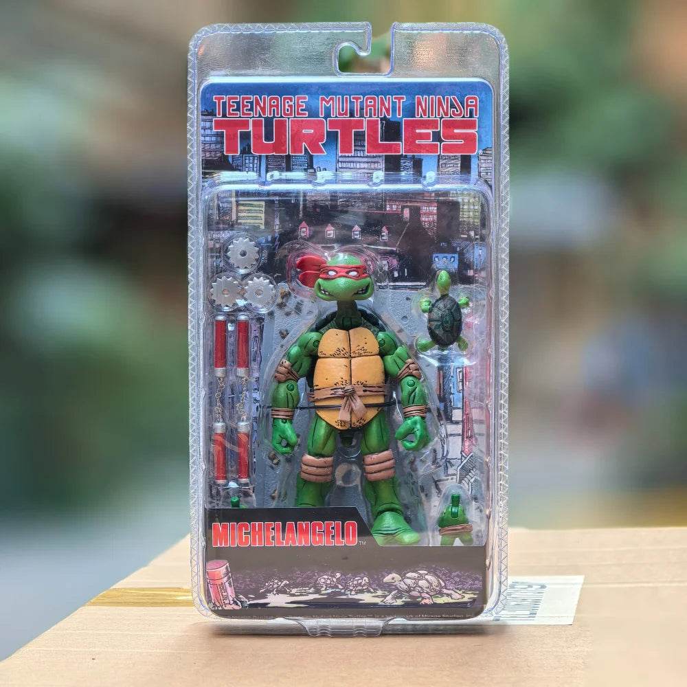 NECA Teenage Mutant Ninja Turtles 2008 Anime Figure TMNT Leo Raphael 14cm Action Figure New Birthday Gift - ToylandEU