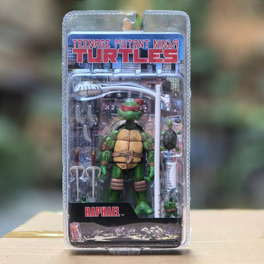 NECA Teenage Mutant Ninja Turtles 2008 Anime Figure TMNT Leo Raphael 14cm Action Figure New Birthday Gift - ToylandEU