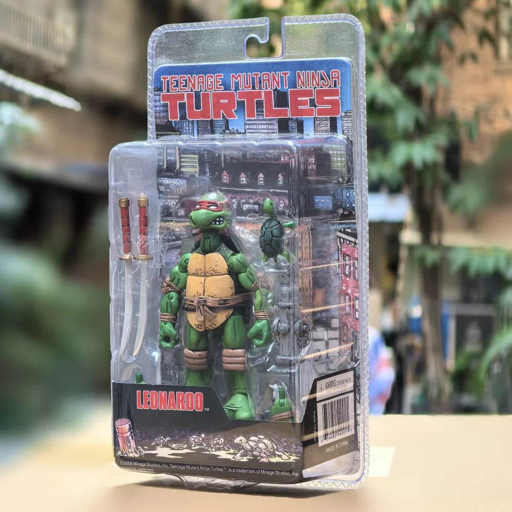 NECA Teenage Mutant Ninja Turtles 2008 Anime Figure TMNT Leo Raphael 14cm Action Figure New Birthday Gift - ToylandEU