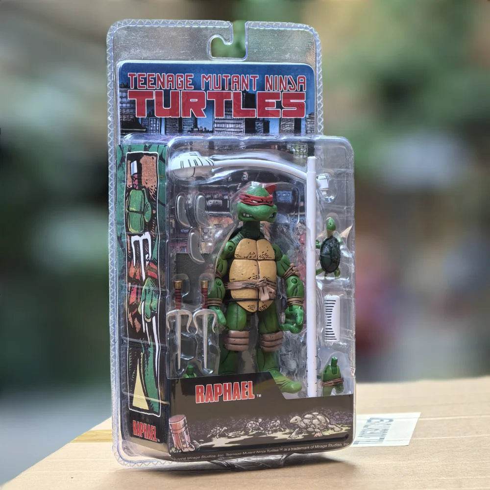 NECA Teenage Mutant Ninja Turtles 2008 Anime Figure TMNT Leo Raphael 14cm Action Figure New Birthday Gift - ToylandEU