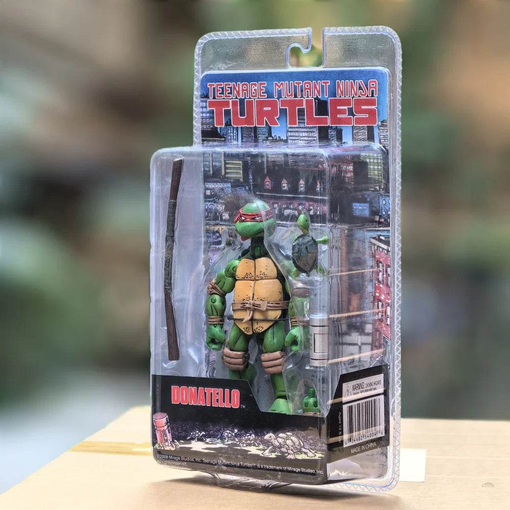 NECA Teenage Mutant Ninja Turtles 2008 Anime Figure TMNT Leo Raphael 14cm Action Figure New Birthday Gift - ToylandEU