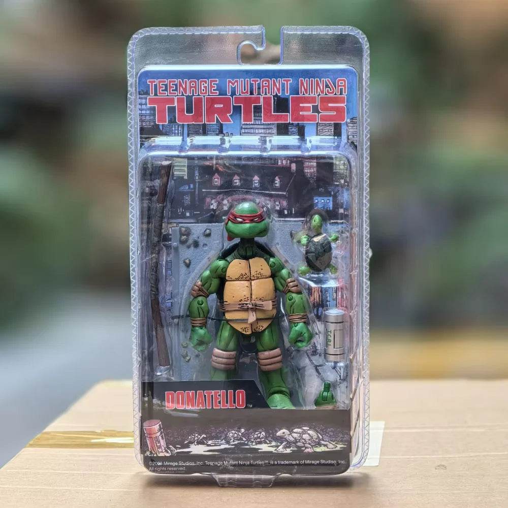 NECA Teenage Mutant Ninja Turtles 2008 Anime Figure TMNT Leo Raphael 14cm Action Figure New Birthday Gift - ToylandEU
