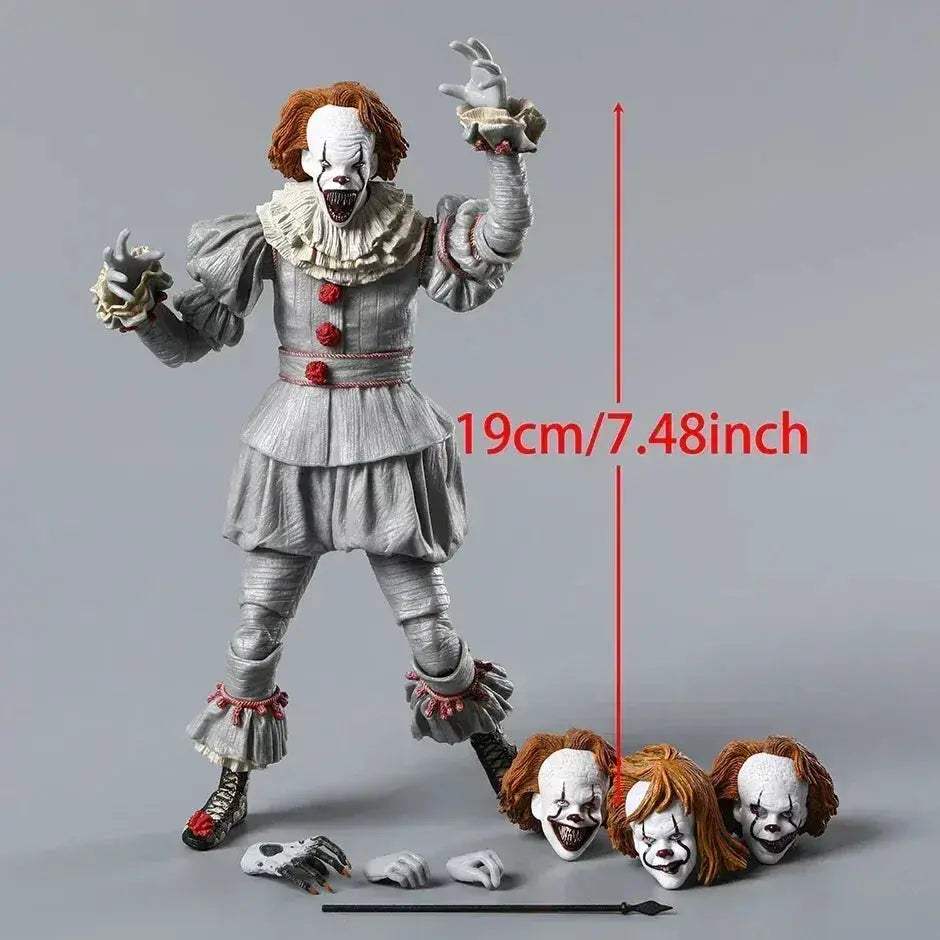 NECA Ultimate Clown Action Figure PVC Model 19 to 20 cm Unisex Collectible Toy Tall - ToylandEU