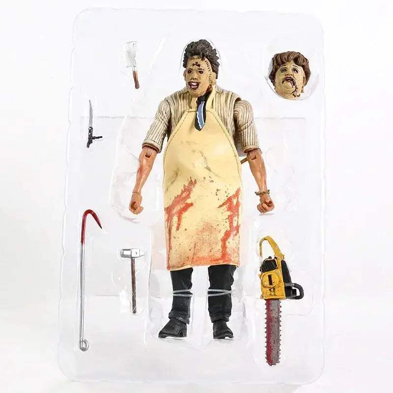 NECA Ultimate Leatherface PVC Action Figure 18 cm Collectible Model Toy for Display - ToylandEU