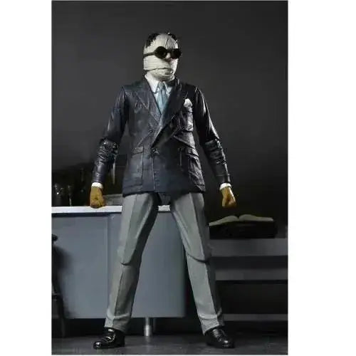 The Invisible Man Ultimate Action Figure NECA Featuring Interchangeable Heads - ToylandEU