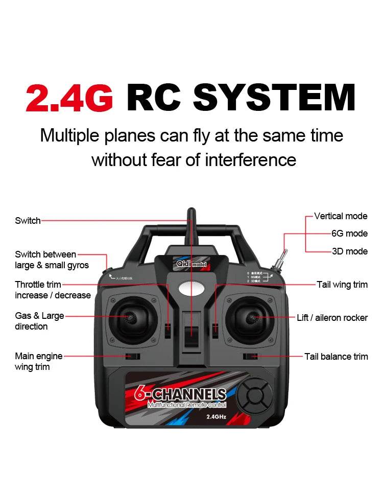 NEW 4CH RC Planes Brushless Motor Remote Control Aircraft - ToylandEU