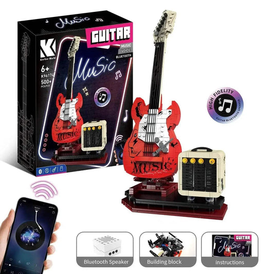  NEW 500pcs APP Guitar Building Blocks with Bluetooth Audio -  ToylandEU™