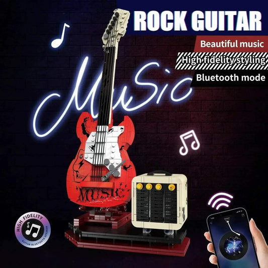  NEW 500pcs APP Guitar Building Blocks with Bluetooth Audio -  ToylandEU™