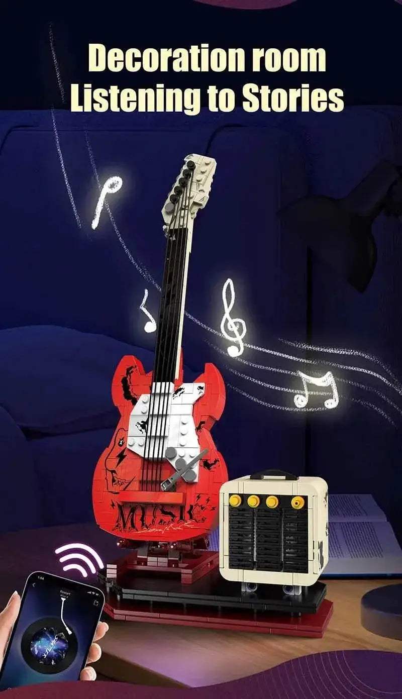  NEW 500pcs APP Guitar Building Blocks with Bluetooth Audio -  ToylandEU™