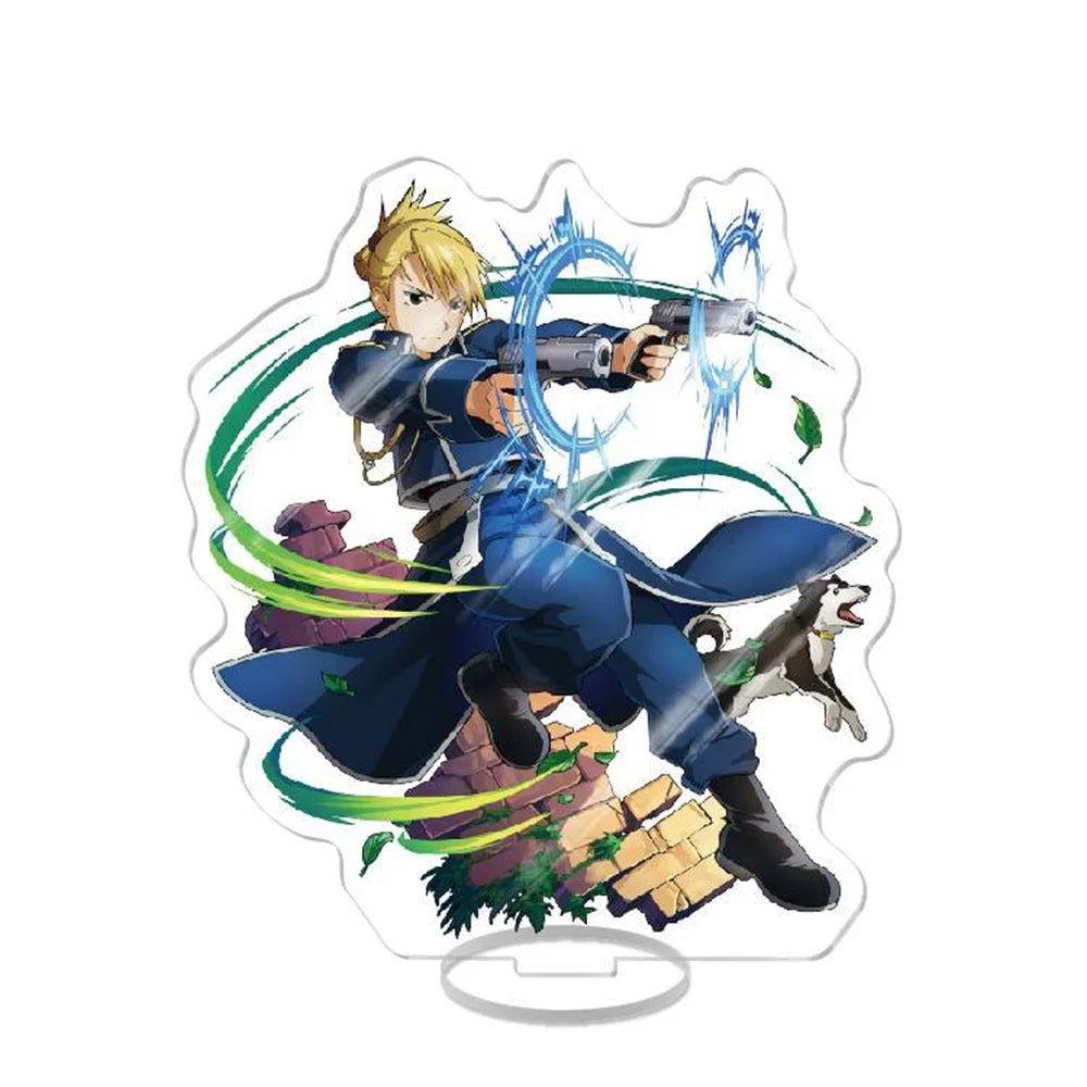  NEW Anime Fullmetal Alchemist Acrylic Stands Model Figure, Multiple Variations of Anime Acrylic Style Figurines 15 cm 