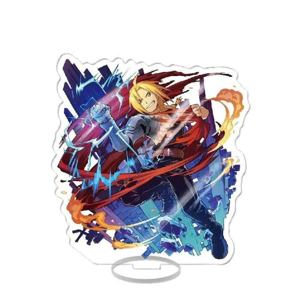NEW Anime Fullmetal Alchemist Acrylic Stands Model Figure, Multiple Variations of Anime Acrylic Style Figurines 15 cm - ToylandEU
