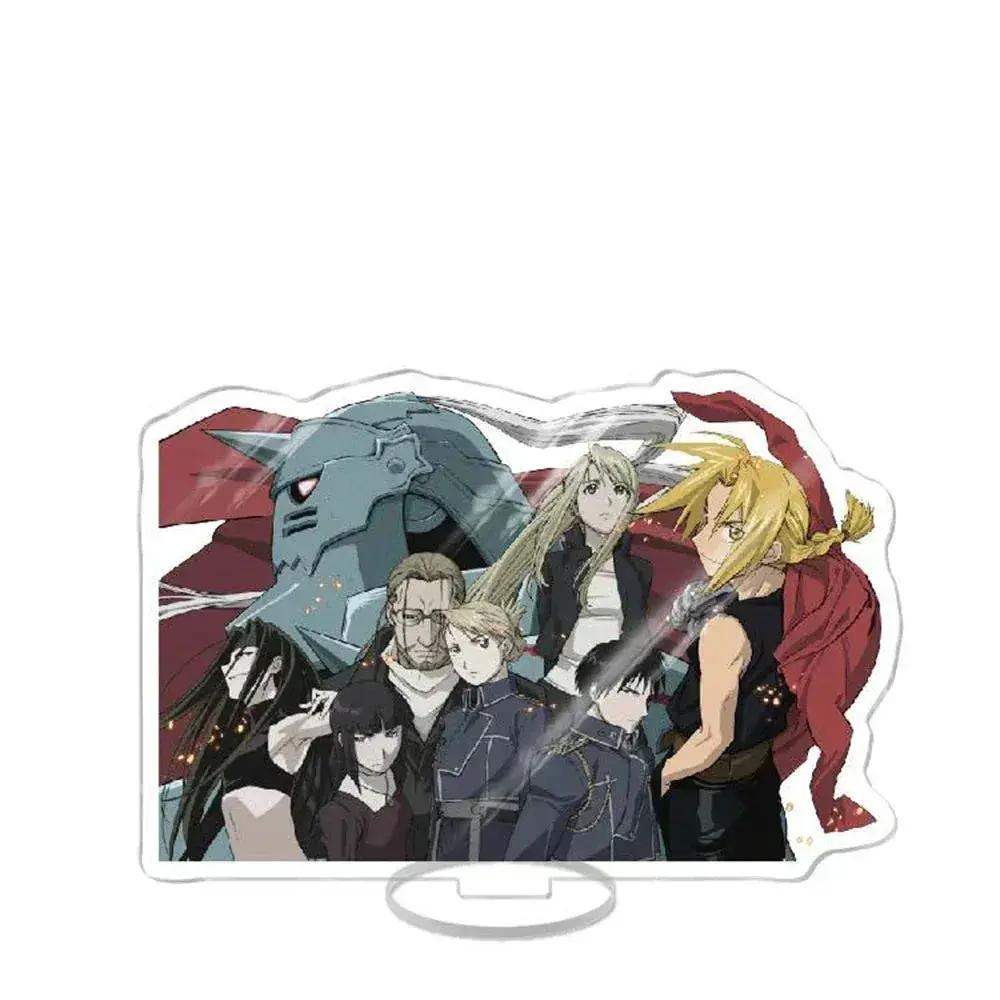 NEW Anime Fullmetal Alchemist Acrylic Stands Model Figure, Multiple Variations of Anime Acrylic Style Figurines 15 cm - ToylandEU