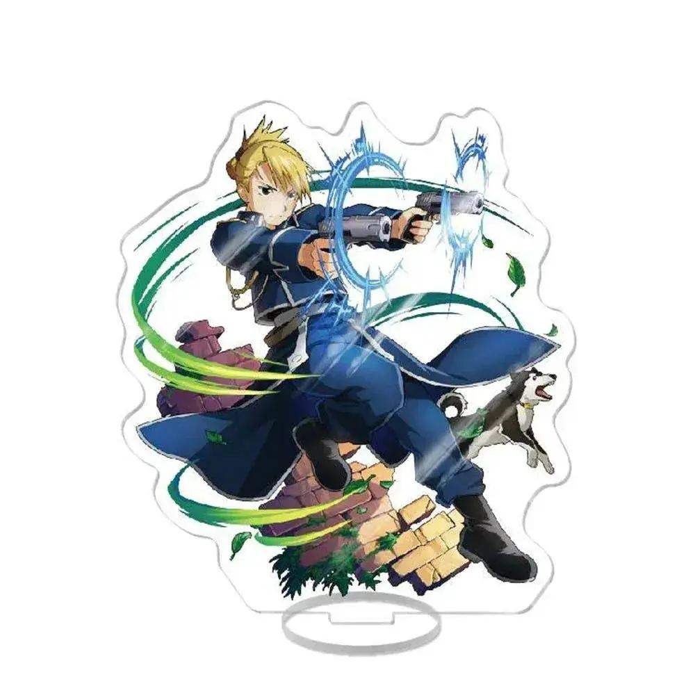 NEW Anime Fullmetal Alchemist Acrylic Stands Model Figure, Multiple Variations of Anime Acrylic Style Figurines 15 cm - ToylandEU
