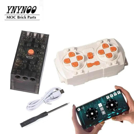  NEW Bluetooth Lithium Sbrick Buwizz Battery Box Motors Train Remote Control PF Brick Blocks Toy Suitable for IOS 9.0 and Android -  ToylandEU™