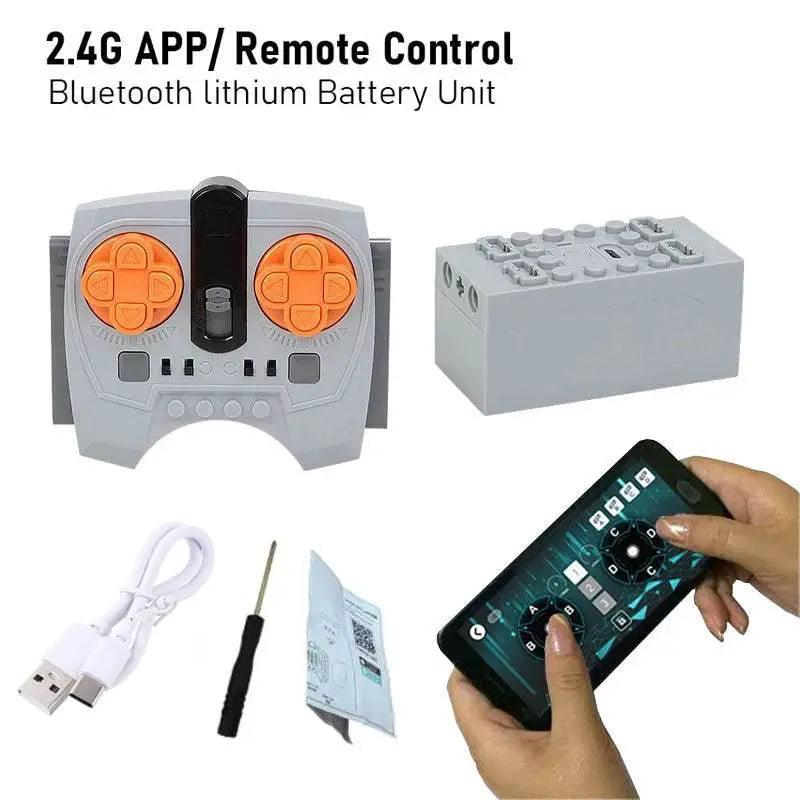  NEW Bluetooth Lithium Sbrick Buwizz Battery Box Motors Train Remote Control PF Brick Blocks Toy Suitable for IOS 9.0 and Android -  ToylandEU™