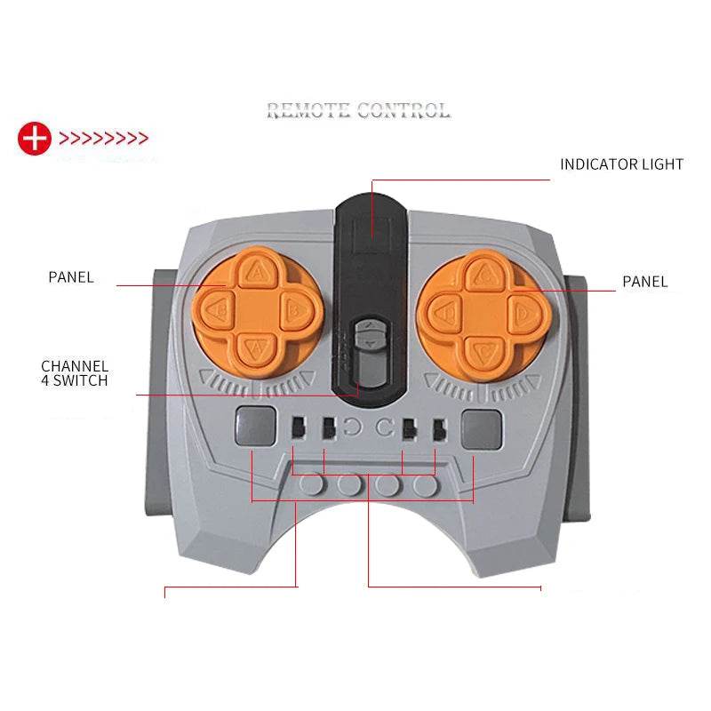 NEW Bluetooth Lithium Sbrick Buwizz Battery Box Motors Train Remote Control PF Brick Blocks Toy Suitable for IOS 9.0 and Android - ToylandEU